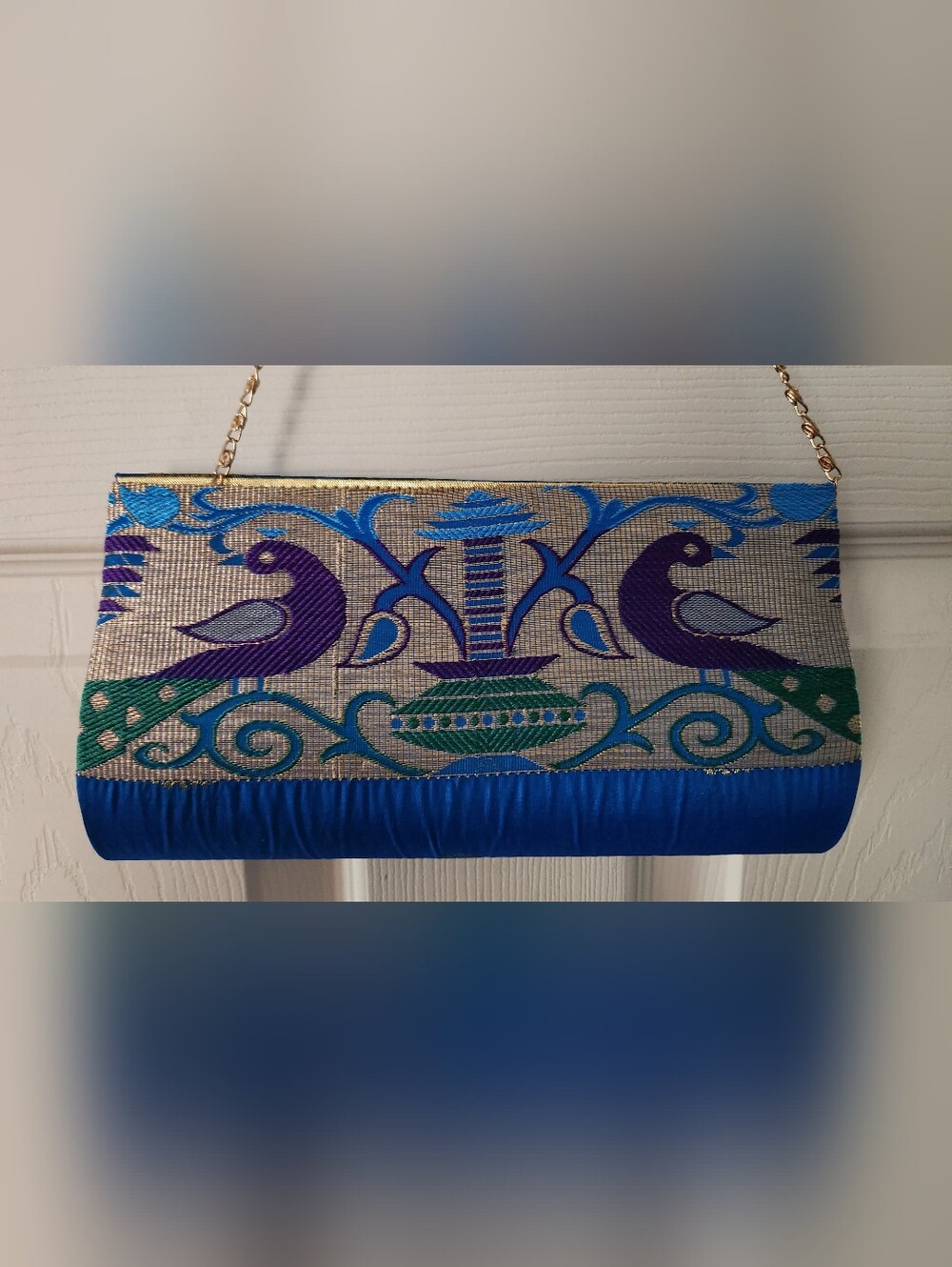 Ranes Paithani Silk Clutch